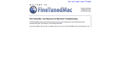 Desktop Screenshot of finetunedmac.com