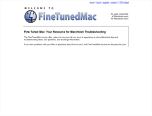 Tablet Screenshot of finetunedmac.com